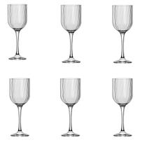 Conjunto Taças Fiore 6 Unidades Transparente 400ml Vinho Champanhe Nadir