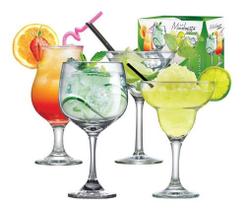 Conjunto Taças Para Coquetel 4 Modelos Diferentes Cocktail Mixologista Drinks Linha Luxo Cor Transparente