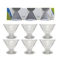 Conjunto Taças Sobremesa Egito 6 Peças Vidro Elegante Ruvolo