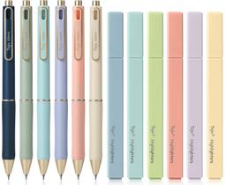 Conjunto Taja com 12 Marcadores de Bíblia Pastel e Canetas de Tinta Preta Conjunto Taja com 12 Marcadores de Bíblia Pastel e Canetas de Tinta Preta