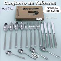 Conjunto talher importado tuperware 16 peças