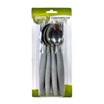 Conjunto Talheres de Inox 12 Peças N246351-9 Cinza- Pero Conjunto Talheres de Inox 12 Peças N246351-9 Cinza- Pero