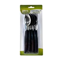 Conjunto Talheres de Inox 12 Peças N246351-9 Preto - Pero