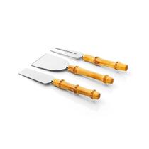 Conjunto Talheres para Queijo 3 pçs Garbo Bamboo 312336 - Casa e Cia