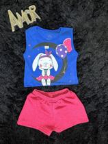 Conjunto TAM 2 Blusinha e Short Raga Kids Lua