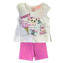 Conjunto TAM M (bebê) Kely Kety by Romitex Formas de Doces