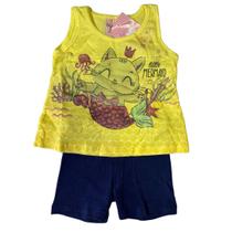 Conjunto TAM M (bebê) Kely Kety by Romitex Pequena Coroa