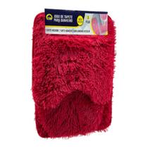Conjunto Tapete Banheiro Felpudo Macio 3 Peças Antiderrapante Absorvente Decoração Natal Renovação
