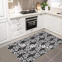 Conjunto Tapete Cozinha Emborrachado Kit 3 Peças Passadeira Estampado Conjunto Tapete Cozinha Emborrachado Kit 3 Peças Passadeira Estampado