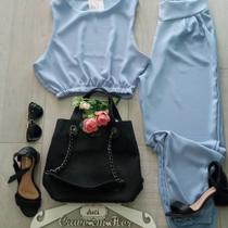 Conjunto Tecido Duna Regata