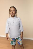 Conjunto Tecido e Tricoline Azul - Bugbee