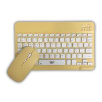 Conjunto Teclado C/ Mouse Bluetooth S/ Fio Colorido Wireless - JodiShop