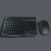 Conjunto Teclado C/ Mouse Bluetooth S/ Fio Colorido Wireless