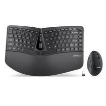 Conjunto Teclado e Mouse Perixx PERIDUO-606 Sem Fio Ergonômico Conjunto Teclado e Mouse Perixx PERIDUO-606 Sem Fio Ergonômico