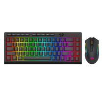 Conjunto Teclado e Mouse Redragon S157-PRO Sem Fio RGB 12800 DPI