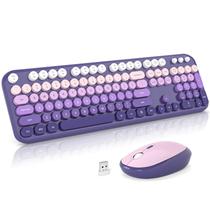 Conjunto Teclado e Mouse Sem Fio MOFII 2.4G Combo Silencioso Conjunto Teclado e Mouse Sem Fio MOFII 2.4G Combo Silencioso