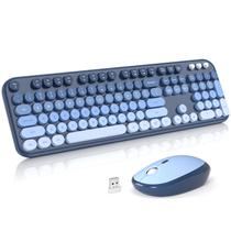 Conjunto Teclado e Mouse Sem Fio MOFII 2.4G Silencioso Combo Conjunto Teclado e Mouse Sem Fio MOFII 2.4G Silencioso Combo