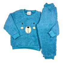 Conjunto Teddy Dupla Face Peluciado Quentinho Inverno Casaco