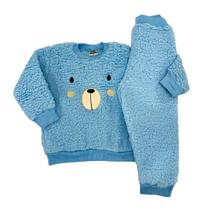 Conjunto Teddy Dupla Face Peluciado Quentinho Inverno Casaco