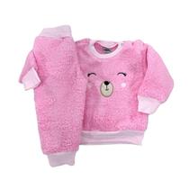 Conjunto Teddy Dupla Face Peluciado Quentinho Inverno Casaco