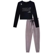 Conjunto Teen Blusa M/L + Calça Vicvicky 51281