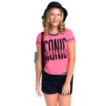 Conjunto Teen Feminino Blusa + Short Amora