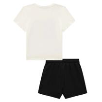 Conjunto Teen Menina Blusa e Short Saia Moletom s/Pelúcia Lilimoon