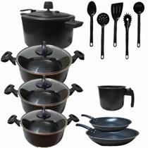 Conjunto Teflon Antiaderente Com 12 Peças