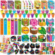 Conjunto temático tropical BenLouis, 216 peças de luau havaiano Conjunto temático tropical BenLouis, 216 peças de luau havaiano