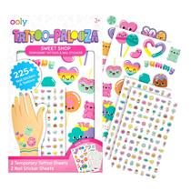 Conjunto temporário de tatuagens e adesivos para unhas Ooly Sweet Shop