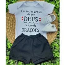 Conjunto Tênis Com Body E Short Bebe Menino Mêsversario Estampado Verão 100% Suedine Conjunto Tênis Com Body E Short Bebe Menino Mêsversario Estampado Verão 100% Suedine