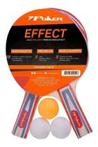 Conjunto Tênis De Mesa Effect - Ping Pong Completo - Poker
