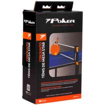 Conjunto Tênis De Mesa Esportivo Portátil Prático Treino Jogo Diversão Poker 09146 Conjunto Tênis De Mesa Esportivo Portátil Prático Treino Jogo Diversão Poker 09146