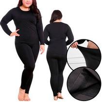 Conjunto Termico Blusa + Calça Frio Intenso Felpada Forrada Conjunto Termico Blusa + Calça Frio Intenso Felpada Forrada