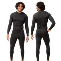 Conjunto Térmico Blusa e Calça Proteção Uv50+ Solar Segunda Pele Unissex