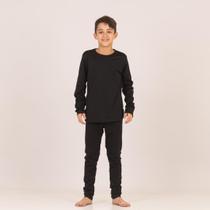 Conjunto Térmico Blusa Manga Longa e Legging Flanelada Segunda Pele Frio 04-C1