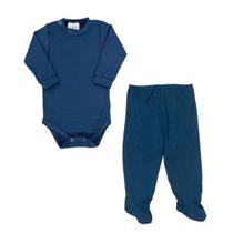 Conjunto Térmico Body Meia Calça Peluciado Anti-Pilling Bebê - P