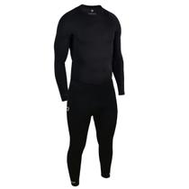 Conjunto Térmico Camisa e Calça de Compressão Esportiva Proteção UV50+