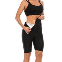 Conjunto Térmico Efeito Sauna - Short e Top 2 Peças para Queima de Calorias, Ginástica e Esportes - G/GG