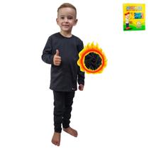 Conjunto Térmico Felpado Infantil Unissex Tamanhos 2 a 10 anos Segunda Pele - Blusa e Calça legging Frio Intenso, Neve - ADSTORE