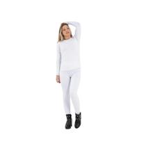 Conjunto Térmico Feminino Adulto Branco Conjunto Térmico Feminino Adulto Branco