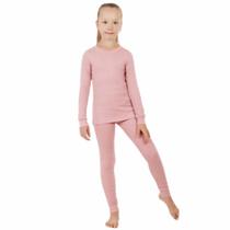 Conjunto Térmico Infantil Peluciado Unissex de Inverno