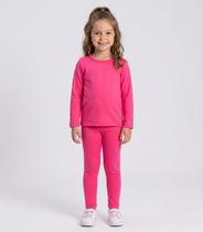 Conjunto Termico Infantil Segunda Pele Select Rosa Conjunto Termico Infantil Segunda Pele Select Rosa