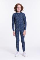 Conjunto Térmico Infantil Sublimado Marinho