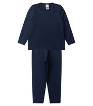 Conjunto Termico Juvenil Segunda Pele Select Azul