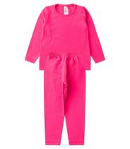 Conjunto Termico Juvenil Segunda Pele Select Rosa
