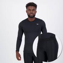 Conjunto Térmico Penalty X Camisa e Calça Preta
