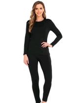Conjunto termico segunda pele feminina flanelado