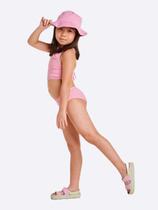 Conjunto Texturizado Top e Calcinha Rosa Kids Tip Top Conjunto Texturizado Top e Calcinha Rosa Kids Tip Top