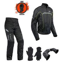 Conjunto Texx Impermeável Strike V2 + Calça Strike V2 + Luva